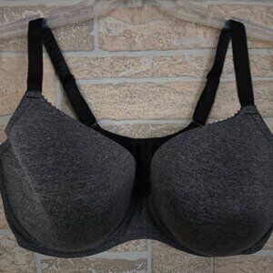 Torrid underwire bra 40G grey black